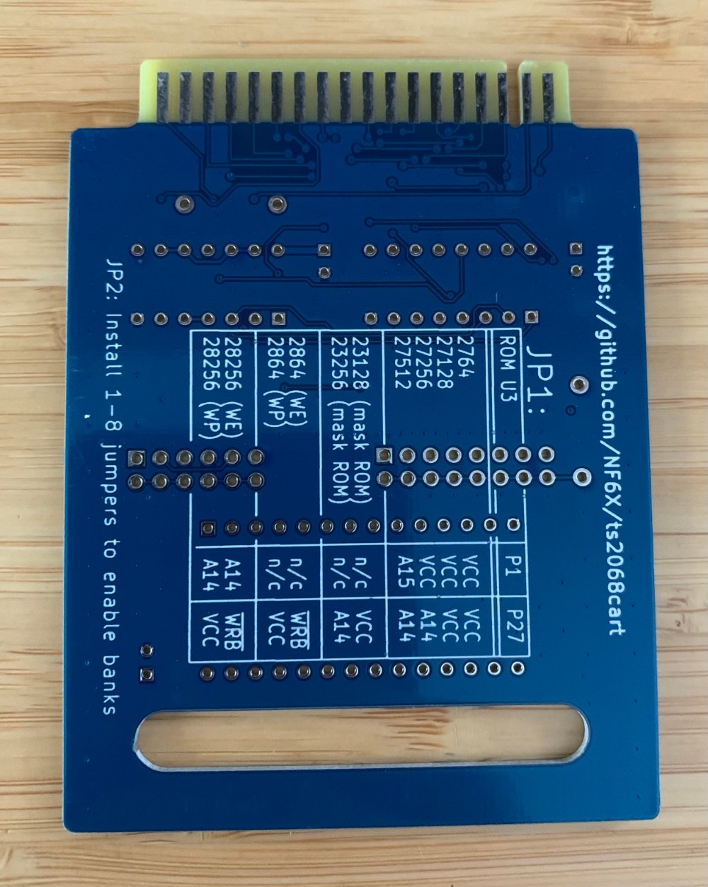 Timex Sinclair 2068 Cartridge Printed Circuit Board