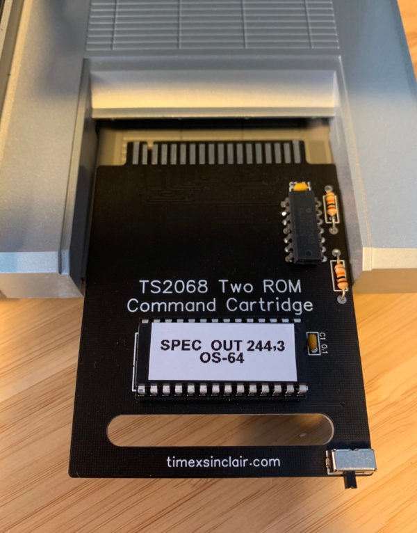 Alternative view of Two ROM Command Cartridge