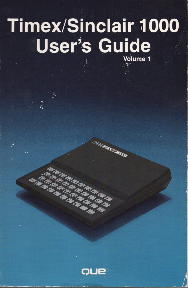 Timex/Sinclair 1000 User's Guide Volume 1