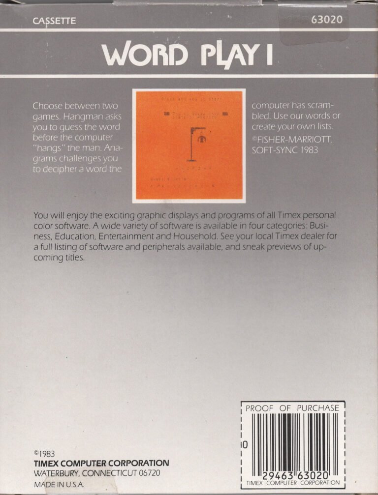Alternative view of Word Play I